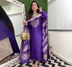 Dernier créateur fête indienne et pakistanaise Salwar Kameez Bollywood nouveau mariage robe de créateur indien Sterling Creations - Product Image 1