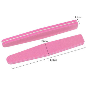 Lime à ongles personnalisée avec logo floral, grain 100/120, 100/180, 180/240, outil de manucure de précision, pointe en plastique lisse - Product Image 3