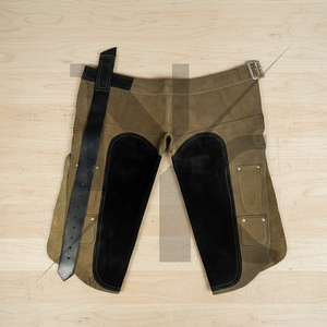 Tablier de fermeur de qualité supérieure en cuir de vachette pour l'équitation, durable, personnalisable, confortable et luxueux, tablier complet - Product Image 5