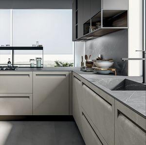 Ensemble de rangement de cuisine modulaire autoportant de style shaker européen personnalisé JY Project pour cuisines commerciales - Product Image 4