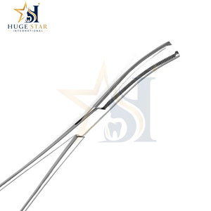 Pinzas Hemostáticas Quirúrgicas Manuales de Acero Inoxidable con Diseño de Mandíbula Curva, Mecanismo de Bloqueo Seguro, Reutilizables, Ecológicas, Certificadas por la CE - Product Image 5
