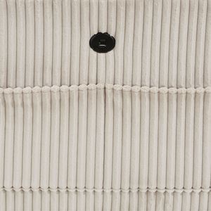 Moderno tessuto di velluto a coste Beige divano componibile componibile 5 pezzi in legno massello soggiorno divano portabagagli tasche laterali di ricarica - Product Image 5