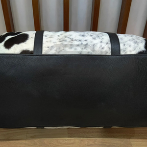Best Selling Luxury Large Capacity Sport Duffle Bag Eco-Friendly Cowhide Real <b>Fur</b> Handmade Waterproof Lightweight Travel - Product Image 2
