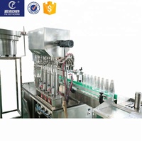 Ensemble de machines d'étiquetage de verres pour boissons à base de concentré de tomate, électrique, automatique, haute précision, production alimentaire, poudre de lait, huile, baril, plastique