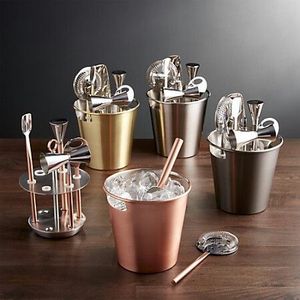 <b>Ice</b> <b>bucket</b> luxury barware party bar accessories <b>drink</b> cooler champagne cooler wine chiller metal <b>ice</b> <b>bucket</b> premium bar set - Product Image 1