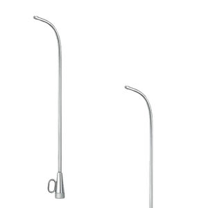 Catéteres Eustáquicos Kramer de Acero Inoxidable Quirúrgico, Conexión Luer Plateada, Manual, 140 mm, 7 F.G., Certificación CE, Reutilizables de Alta Calidad - Product Image 1