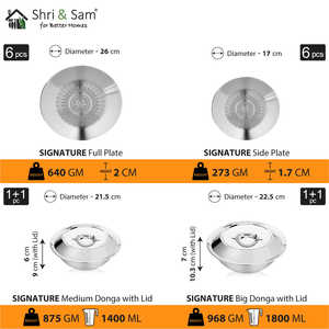 ชุดอาหารเย็นสแตนเลสสตีลเคลือบด้าน64ชิ้นสำหรับ6คนพร้อมลายเซ็นเลเซอร์ - Product Image 5