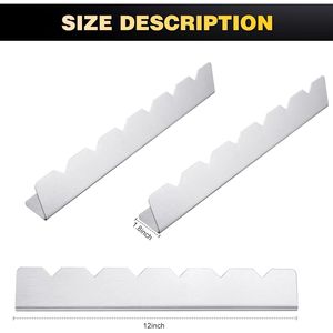 Set di 4 Supporti per Spiedini in Acciaio Inox, Rastrelliera per Shish Kebab, Accessori per Barbecue in Legno, Metallo e Bambù - Product Image 3