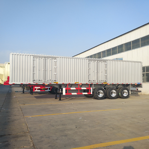 Semirremolque de Caja de Carga de Tres Ejes, Remolque de Transporte de Acero, Remolque de Camión Cerrado para Logística - Product Image 5