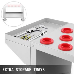 Pesante 40 porta attrezzi conici CNC carrello per utensili con 36 capacità BT40 carrelli di servizio ruote carrello di stoccaggio - Product Image 4