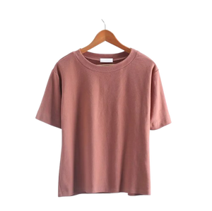 T-shirt pour femme uni tendance 2026, vêtement décontracté d'été, imprimé personnalisé, jersey vierge de haute qualité, t-shirt en coton surdimensionné pour femme - Product Image 2