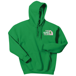 Sudadera con Capucha Bordada AKA The Three Club 3, Sudadera con Capucha de Felpa de Algodón Premium Verde AKA, Unisex - Product Image 1
