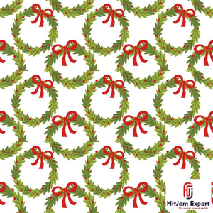 Écharpe de Noël Festive pour Femme, Foulard Carré Imprimé Numérique Léger, Mode de Fête, Fabricant OEM ODM Personnalisé - Product Image 2