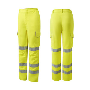 Pantalon de travail cargo bleu foncé en coton, uniforme pour la logistique, l'entrepôt et la sécurité - Product Image 3