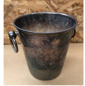 Accesorios de Bar de Diseño Moderno, Cubitera para Champán de Acero Inoxidable con Acabado Antiguo, Cubitera para Vino y Hielo para Fiestas - Product Image 1