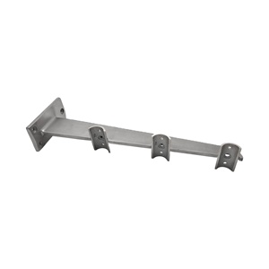 Industrial Steel and Stainless Steel Single Shelf Bracket Tray Slide Bar Holder with Stamping Process for Construction Use - Product Image 1