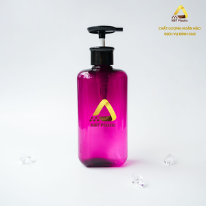 Diseño personalizado 350ml Botella de bomba de PET transparente OEM Envase cosmético de plástico para champú y gel de ducha Proveedor de Vietnam - Product Image 6