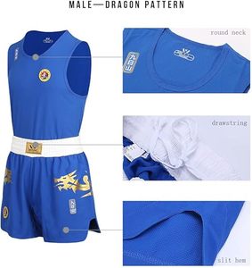 2025 New Custom Men's <b>Boxing</b> Singlets Stretch 100% Polyester 240g Pakistan Standard International Sublimation Custom Logo Color - Product Image 3