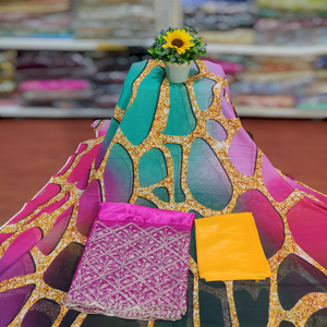 Tela Dirac Suiza Somalí Tradicional Ecológica de Tendencia 2026 con Diseño de Patrones Geométricos para Bodas y Ocasiones Especiales - Product Image 1