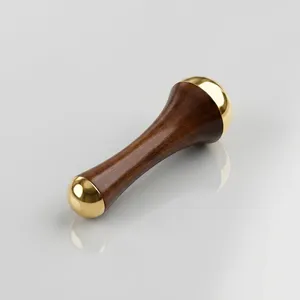 Varita Kansa de madera de excelente calidad, quemador de incienso de doble cara, herramienta de desintoxicación y esculpido para contorno facial y ocular, varita Kansa de bronce. - Product Image 1