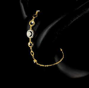 Pulsera Radiance con diamantes cultivados en laboratorio de corte redondo – Elegante joyería de diamantes con motivo de halo para mujer - Product Image 4