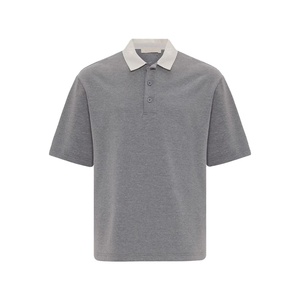 <b>Mens</b> Export Quality Knitted Embroidered for ODM Bulk Order 100% Cotton Wholesale Solid Front Formal Short Sleeve Factory Direct - Product Image 4