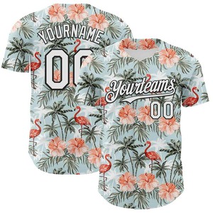 Baseball Jerseys Two Button Breathable Printed Personalized Softball Shirts V-neck Custom Name Number Plus Size - Product Image 1