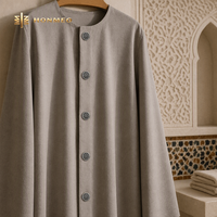 Bouton-pression personnalisé HONMEO 12 mm pour col de Kandura musulman, rosette arabesque, bouton en alliage de zinc pour Thobe, Abaya, Jubbah - Fabrication usine