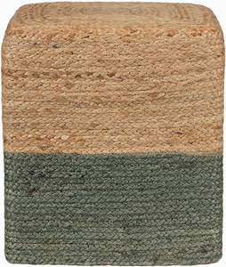 Pouf tressé en jute naturel et noir 2026, 17,5 x 20,25 pouces, repose-pieds tissé, tabourets et ottomanes - Product Image 6
