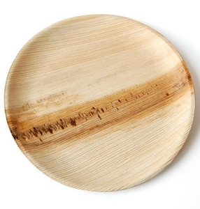 Assiettes en feuilles d'arec écologiques en gros, vaisselle jetable compostable pour pique-niques, camping, fêtes en plein air et festivals culinaires - Product Image 3