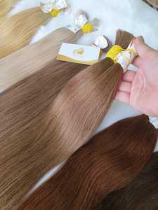 ผมต่อแบบมนุษย์เนื้อ100% แท้ตรงแบบไม่ใช้เรมี่เวียดนามสีจำนวนมาก - Product Image 4