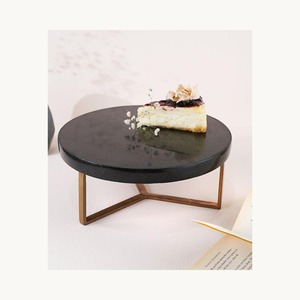 <b>Marble</b> And Metal <b>Cake</b> <b>Stand</b> Stylish New Arrival Customized New Design Wedding Dessert <b>Cake</b> Serving Rack In Bulk - Product Image 1
