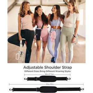 Borsa Porta Bottiglia d'Acqua in Neoprene per Stanley Tumbler con Tracolla Regolabile, Custodia Impermeabile con Tasca per Telefono Bollus - Product Image 5