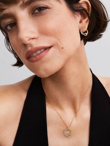 Luxury 18K Gold Plated C-Shaped Diamond <b>Hoop</b> Stud <b>Earrings</b> for Women Elegant Micro Pave CZ Stone Half <b>Hoop</b> <b>Earrings</b> - Product Image 3