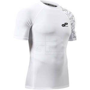 T-shirts d'entraînement sportifs pour hommes, respirants, à séchage rapide, hauts de sport pour la course à pied, la salle de sport et les sports de plein air - Product Image 2