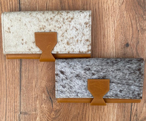 Nueva Cartera de piel de vaca a la moda al por mayor para mujer, carteras de viaje multifuncionales de cuero genuino occidental para tarjetas de crédito - Product Image 2