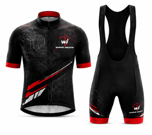 Ensemble de maillot et de short de cyclisme personnalisés de qualité supérieure, vêtements de vélo professionnels pour hommes, vêtements de sport légers - Product Image 4