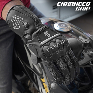 Unisex Custom Leather Full Finger Gloves Motocross Racing Cycling Men's <b>Bike</b> Downhill Off-Road Sports <b>Gym</b> Protection Touch - Product Image 4