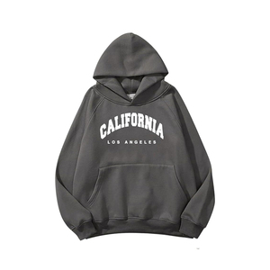 เสื้อฮู้ดดี้โลโก้สั่งทำพิเศษ ขนาดใหญ่พิเศษ ผ้าฝ้าย 100% 400 GSM ทรงหลวมแบบดรอปโชว์เดอร์ มีกระเป๋าจิงโจ้ ขายส่งเสื้อฮู้ดดี้ผู้ชาย - Product Image 3