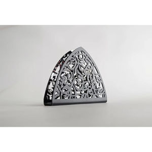 Porte-serviettes moderne en métal noir, distributeur de mouchoirs décoratif en fer pour cuisine et table à manger, design unique, support de mouchoirs de table - Product Image 3