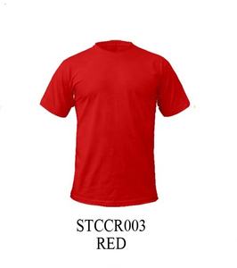 Camiseta de manga corta con cuello redondo, personalizable, en blanco, OEM, promocional, de fábrica, venta al por mayor, para imprimir camisetas, camiseta de mezcla de algodón y poliéster - Product Image 3