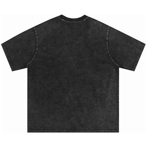 Men's Graphic Cotton T-Shirt Custom <b>Logo</b> Printed Short Sleeve Casual Tee Oversized Streetwear Wholesale - Product Image 2