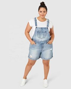 Top Selling 2026 Women Denim <b>Jumpsuit</b> Jeans <b>with</b> <b>Pocket</b> Rompers Formal Breathable Summer OEM Serviced - Product Image 3