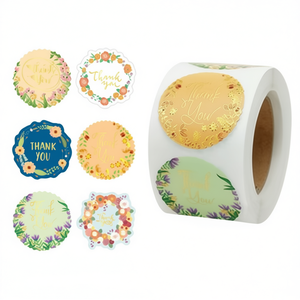 Juego de Tarjetas de Agradecimiento y Pegatinas con Impresión Personalizada de Marca, Fabricado en Vietnam, para Empaquetado de Comercio Electrónico, Impresión Promocional - Product Image 1