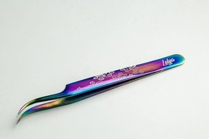 Pince à épiler pour extensions de cils de haute qualité, en acier inoxydable, précision, durabilité, anti-magnétique, résistant aux acides, outils à dents lisses, ensemble d'outils - Product Image 5