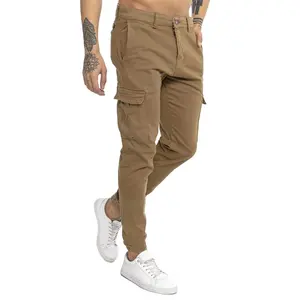 Men's Cargo Pants Multi-Pocket Harajuku Male Tactical Overalls Hip Hop Casual Male Joggers Trousers Streetwear Harem Pant Man
