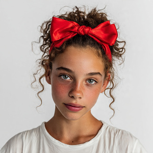 Bandeau 100% Polyester Léger d'été pour l'extérieur, avec nœud torsadé en fil, style foulard - Product Image 3