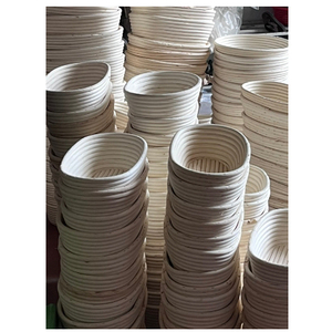 Disponible |   Cesta de fermentación de pan de ratán ecológica y reutilizable para levantar masa y hornear masa madre - Product Image 5