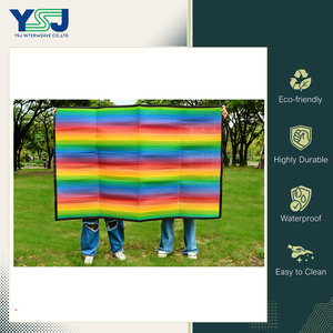 Tapis d'extérieur pliables en polypropylène 100% résistant à l'eau et à la corrosion, design élégant, haute qualité, pour pique-nique/plage - Product Image 5