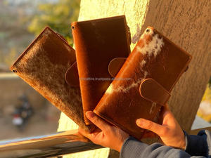 ใหม่กระเป๋าสตางค์หนังแฮนด์เมดแท้แบบใหม่สำหรับผู้หญิงกระเป๋าสตางค์แบบบางกระเป๋าสตางค์หนังสแนปหนังขนสัตว์กระเป๋าสตางค์หนังวัวแท้ - Product Image 4